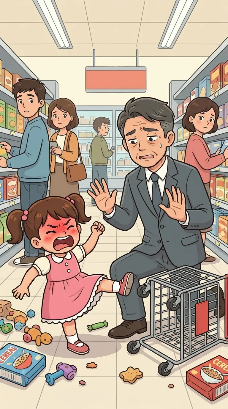 暴れる