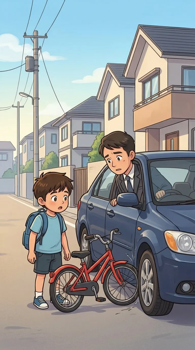 突き当たる