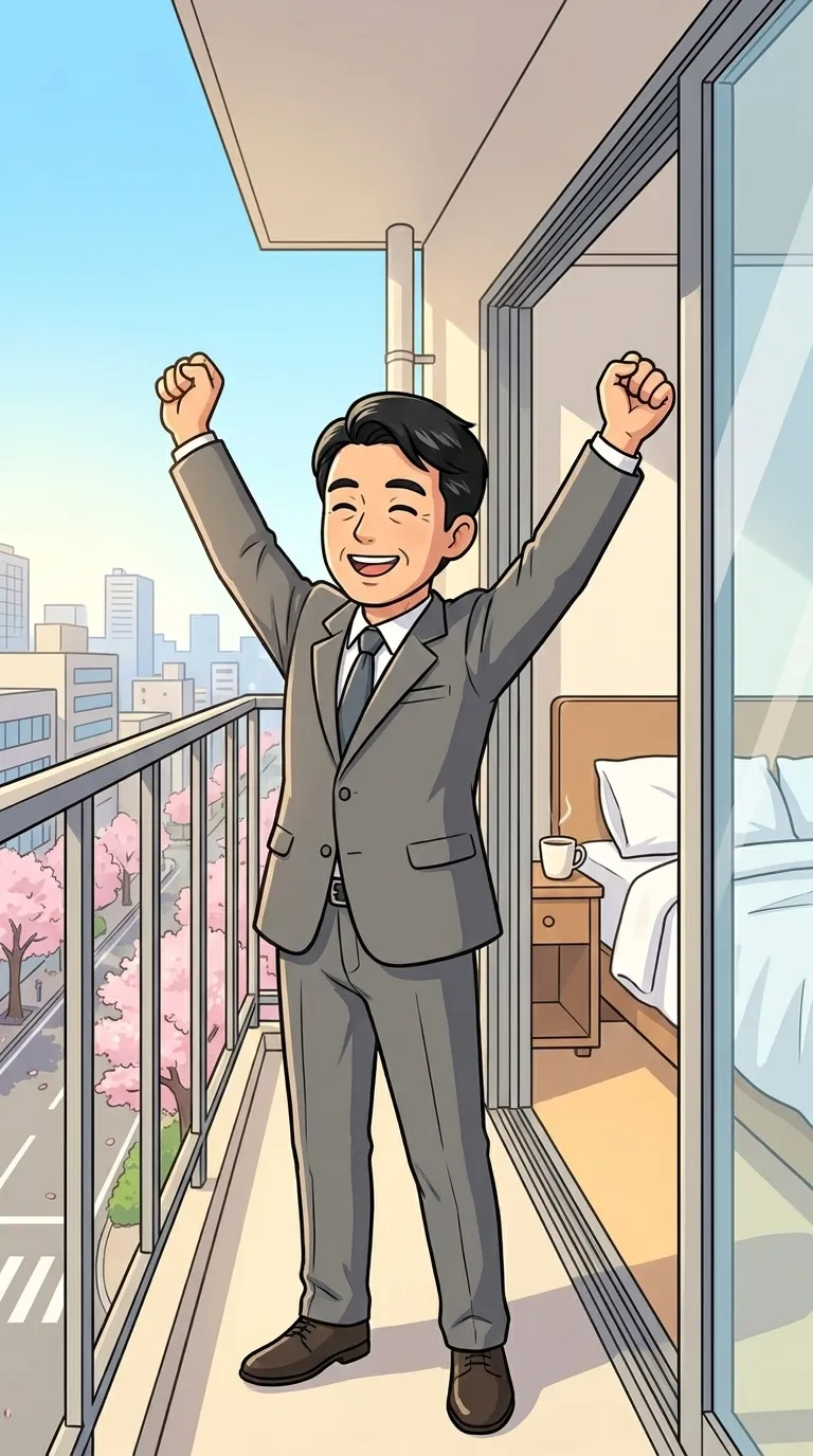 すっきりする